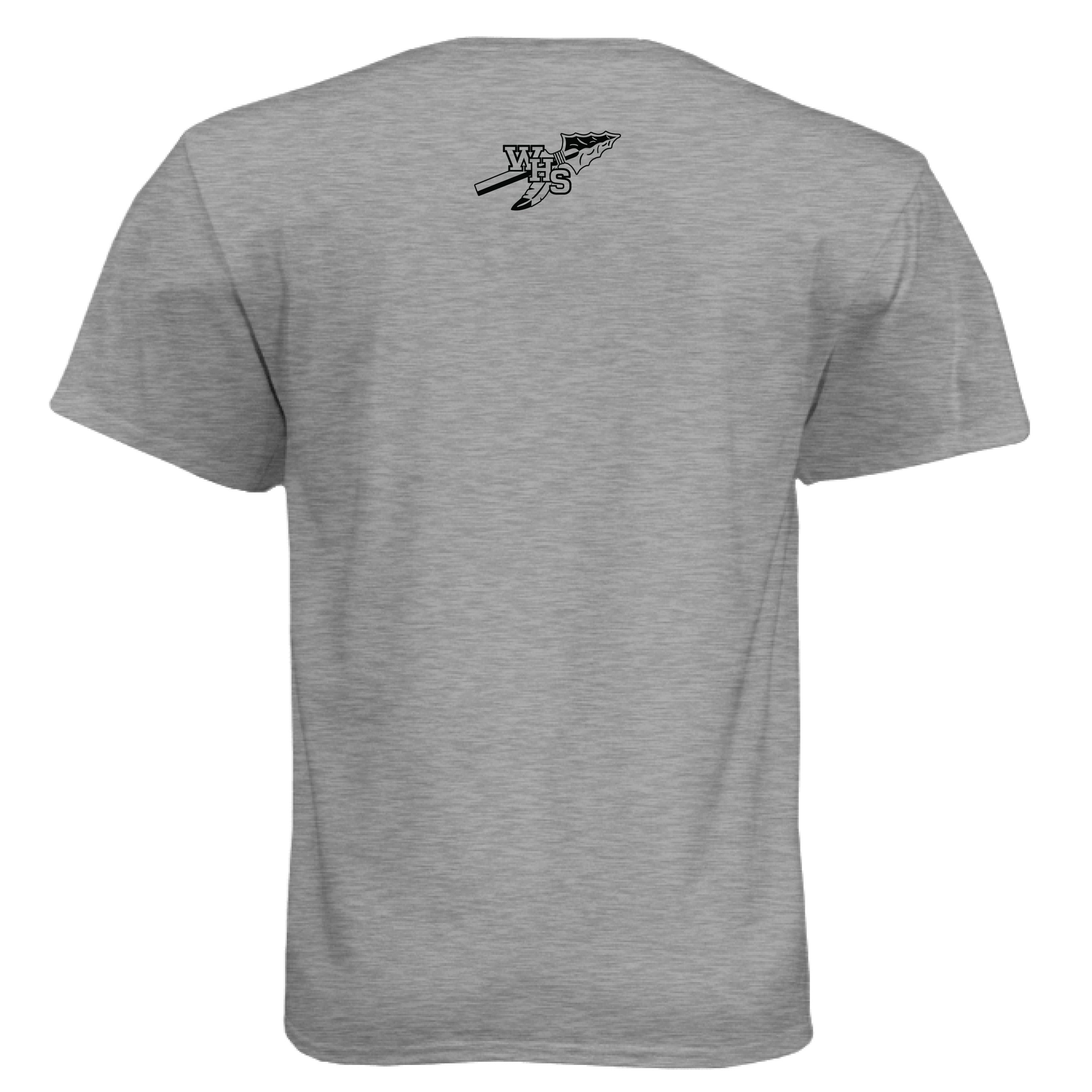 Dark Heather Grey (60/40) - BACK