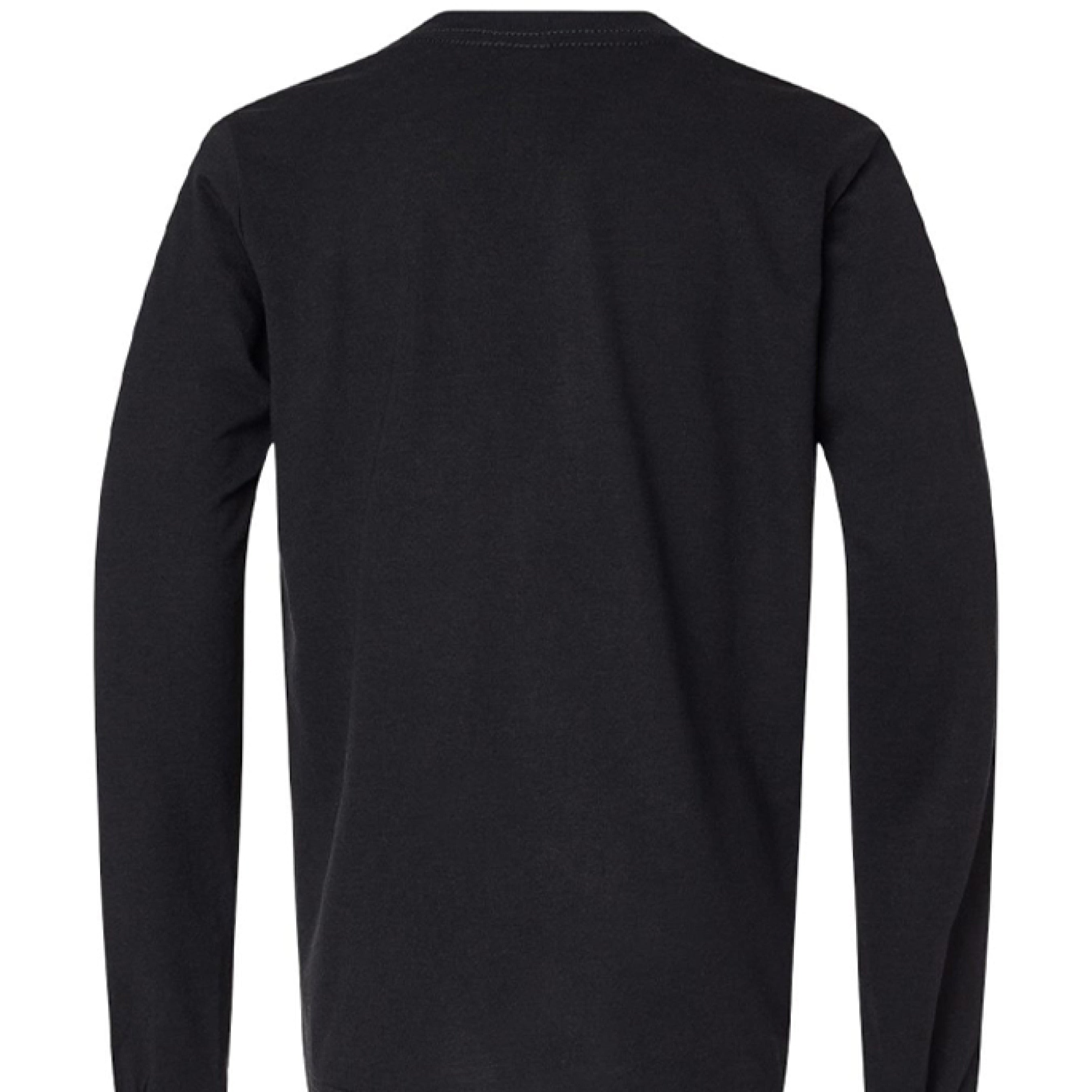 Solid Black Triblend - BACK